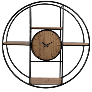 Clayre & Eef 5KL0225 Wall Clock - Wall Shelf Ø...