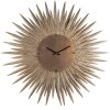 Clayre & Eef 5KL0228 Wall Clock Ø 69x4 cm - 1xAA Copper-coloured Round