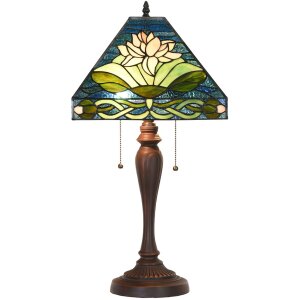 Clayre & Eef 5LL-5618 Table Lamp Tiffany 31x31x61 cm...