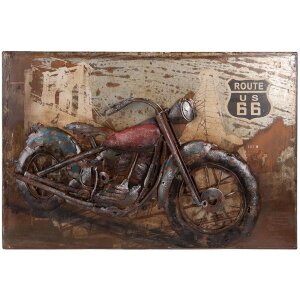 Clayre & Eef 5WA0189 Wall Decoration Motorbike...