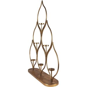 Clayre & Eef 5Y1086 Candlestick 61x13x76 cm Copper...