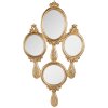 Clayre & Eef 62S265 Mirror 28x2x49 cm Gold Coloured Wall Mirror