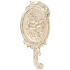 Clayre & Eef 62S274 Hand Mirror 12x4x23 cm Gold Coloured