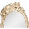 Clayre & Eef 62S274 Hand Mirror 12x4x23 cm Gold Coloured