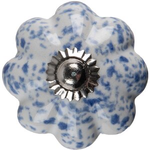 Clayre & Eef 65198 Door Knob Ø 4x4 cm Blue -...