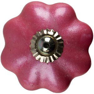 Clayre & Eef 65205 Door Knob Ø 4x4 cm Pink