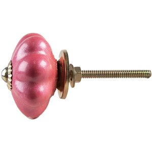 Clayre & Eef 65205 Door Knob Ø 4x4 cm Pink