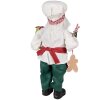 Clayre & Eef 65215 Decoration Father Christmas 26x16x46 cm Red