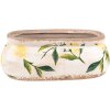 Clayre & Eef 6CE1531S Decoration Flowerpot 18x7x7 cm Yellow