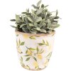 Clayre & Eef 6CE1532L Decoration Flowerpot Ø 17x16 cm Yellow