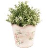 Clayre & Eef 6CE1537M Decoration Flowerpot Ø 16x14 cm Pink - Beige