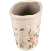 Clayre & Eef 6CE1557L Decoration Flowerpot 27x13x14 cm Pink - Beige Oval