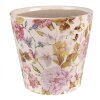 Clayre & Eef 6CE1562M Decoration Flowerpot Ø 17x16 cm Pink - Beige