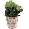 Clayre & Eef 6CE1562M Decoration Flowerpot Ø 17x16 cm Pink - Beige