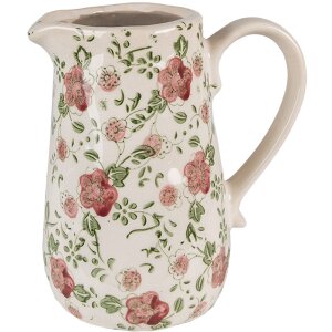 Clayre & Eef 6CE1563M Decoration Pot 16x11x18 cm Pink...