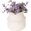 Clayre & Eef 6CE1568S Decoration Flowerpot Ø 12x11 cm Beige