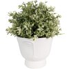 Clayre & Eef 6CE1570M Decoration Flowerpot Ø 14x12 cm White