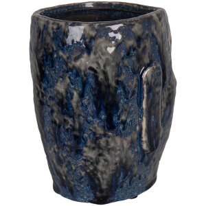 Clayre & Eef 6CE1572M Decoration Flowerpot 13x15x17 cm Blue