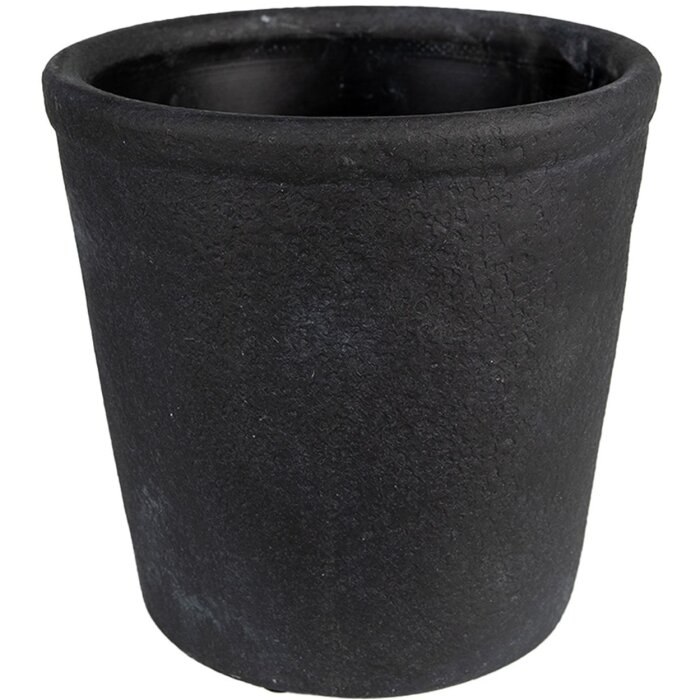 Clayre & Eef 6CE1579L Decoration Flowerpot Ø 16x16 cm Grey