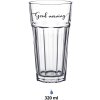 Clayre & Eef 6GL4372 Drinking Glass Ø 8x15 cm - 320 ml Water Glass