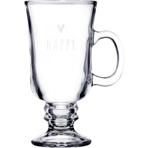 Clayre & Eef 6GL4373 Tea Glass 10x8x15 cm - 200 ml