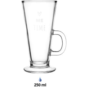 Clayre & Eef 6GL4374 Tea Glass 9x8x15 cm - 250 ml