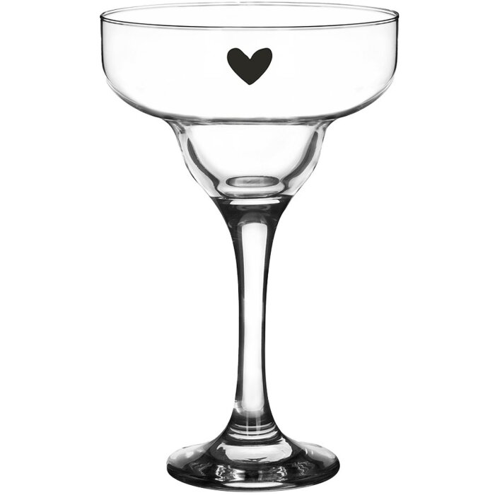 Clayre & Eef 6GL4375 Margarita Glass Ø 7x17 cm - 200 ml