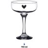 Clayre & Eef 6GL4376 Champagne Glass Ø 10x14 cm - 150 ml