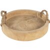 Clayre & Eef 6H1756CH Tray Ø 35x6 cm Brown Round