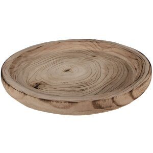 Clayre & Eef 6H2128 Bowl Ø 26x3 cm Brown Round...