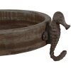 Clayre & Eef 6H2181 Decorative Bowl Ø 33x13 cm Brown - Grey Round