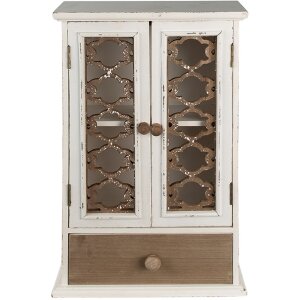 Clayre & Eef 6H2183 Cupboard 32x13x51 cm White -...