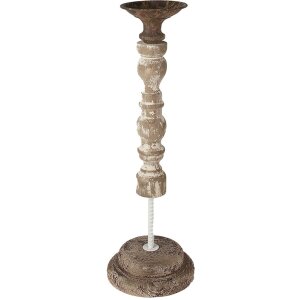 Clayre & Eef 6H2187 Candlestick Ø 17x51 cm...