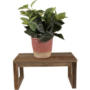 Clayre & Eef 6H2205 Planter Table 38x18x19 cm Brown Rectangle