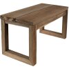 Clayre & Eef 6H2205 Planter Table 38x18x19 cm Brown Rectangle