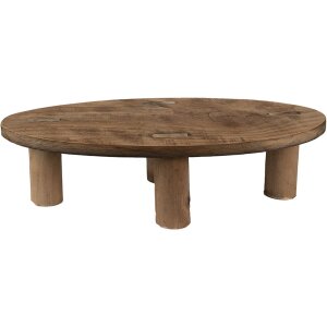 Clayre & Eef 6H2219 Planter Table 40x20x11 cm Brown Oval