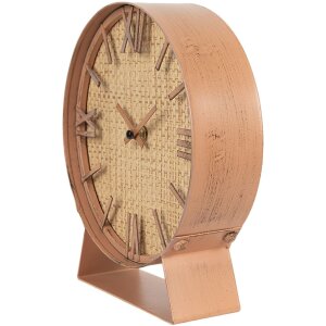 Clayre & Eef 6KL0782 Table Clock 20x6x24 cm - 1xAA Brown