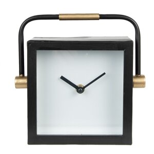 Clayre & Eef 6KL0789 Table Clock 19x5x19 cm - 1xAA...