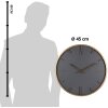 Clayre & Eef 6KL0795 Wall Clock Ø 45x4 cm - 1xAA Grey