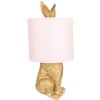 Clayre & Eef 6LMC0013GOP Table Lamp Ø 20x43 cm E27-max 1x60W Gold Coloured