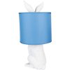 Clayre & Eef 6LMC0013WBL Table Lamp Ø 20x43 cm E27-max 1x60W White - Blue