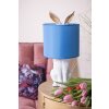 Clayre & Eef 6LMC0013WBL Table Lamp Ø 20x43 cm E27-max 1x60W White - Blue