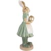 Clayre & Eef 6PR3569 Decoration Rabbit 17x15x40 cm Green