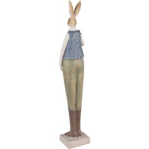 Clayre & Eef 6PR3609 Decoration Rabbit 6x5x36 cm Blue...