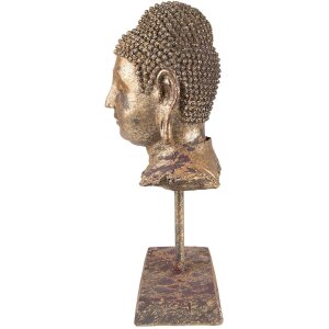 Clayre & Eef 6PR3619 Decoration Head Buddha 13x9x25...