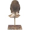 Clayre & Eef 6PR3619 Decoration Head Buddha 13x9x25 cm Gold Coloured