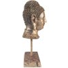 Clayre & Eef 6PR3619 Decoration Head Buddha 13x9x25 cm Gold Coloured