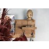 Clayre & Eef 6PR3619 Decoration Head Buddha 13x9x25 cm Gold Coloured