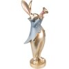 Clayre & Eef 6PR3627 Decoration Rabbit 9x8x26 cm Gold Coloured