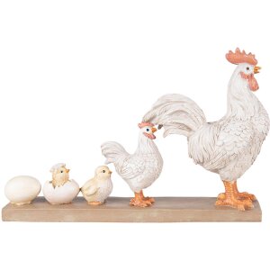 Clayre & Eef 6PR3828 Decoration Evolution Chicken...